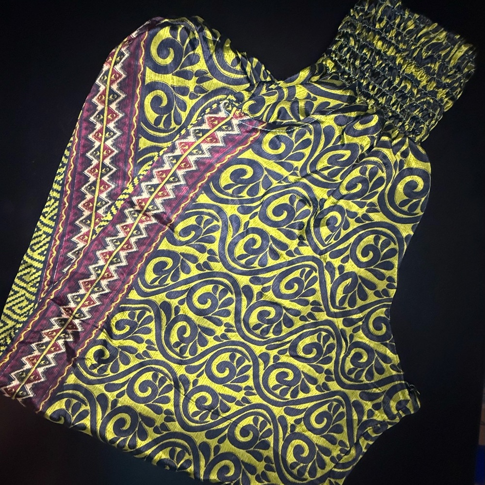 Vibrant Earthbound Patterned Pants